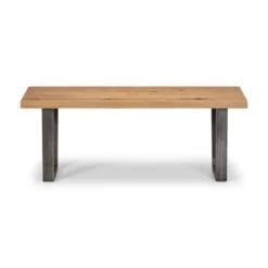 Brooklyn Dining Bench, Oak 12 Brooklyn Dining Bench, Oak -Julian Bowen 30914184 alt02