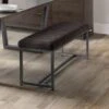 Brooklyn Dining Bench, Suede