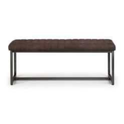 Brooklyn Dining Bench, Suede 12 Brooklyn Dining Bench, Suede -Julian Bowen 30914187 alt02