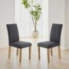 Hastings Set Of 2 Dining Chairs, Fabric -Julian Bowen 30914206