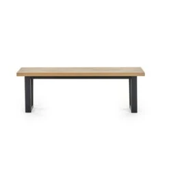 Hilton Dining Bench, Rubberwood 12 Hilton Dining Bench, Rubberwood -Julian Bowen 30914209 alt02