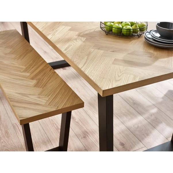 Hilton Dining Bench, Rubberwood 7 Hilton Dining Bench, Rubberwood - Image 5