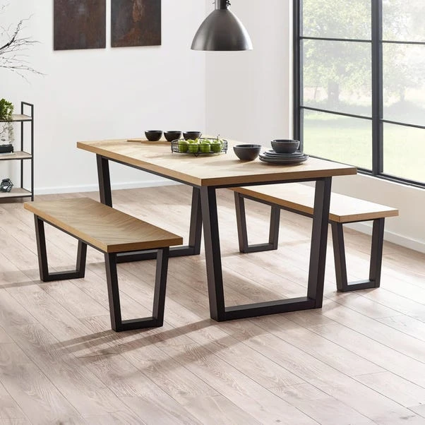 Hilton Dining Bench, Rubberwood 9 Hilton Dining Bench, Rubberwood - Image 7