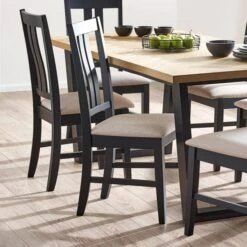 Hilton Set Of 2 Dining Chairs, Rubberwood