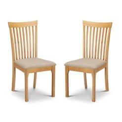 Ibsen Set Of 2 Dining Chairs, Boucle -Julian Bowen 30914218 alt01