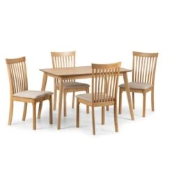 Ibsen Set Of 2 Dining Chairs, Boucle -Julian Bowen 30914218 alt04
