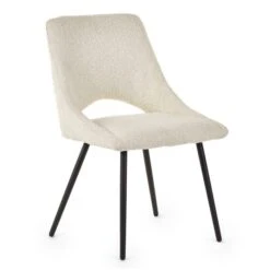 Iris Set Of 2 Dining Chairs, Boucle -Julian Bowen 30914219 alt02