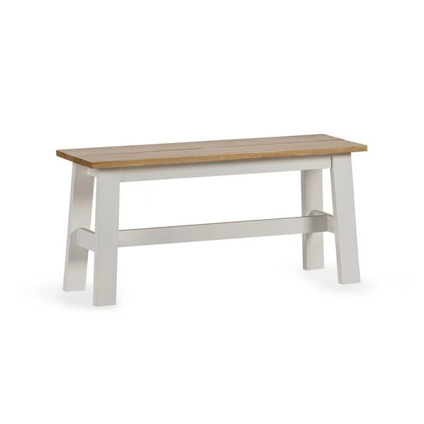 Linwood Small Dining Bench, Rubberwood 4 Linwood Small Dining Bench, Rubberwood - Image 2