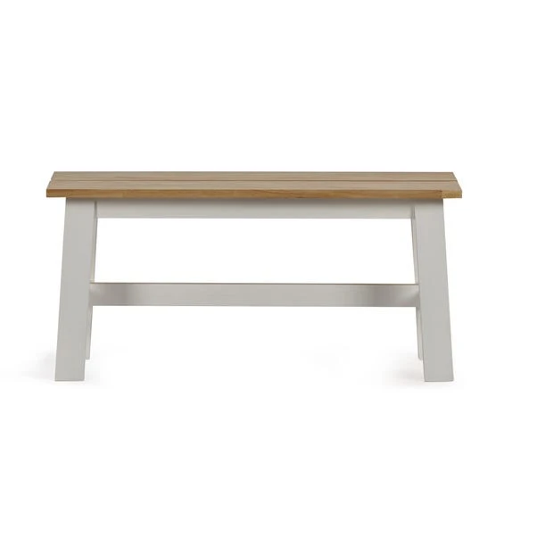 Linwood Small Dining Bench, Rubberwood 5 Linwood Small Dining Bench, Rubberwood - Image 3