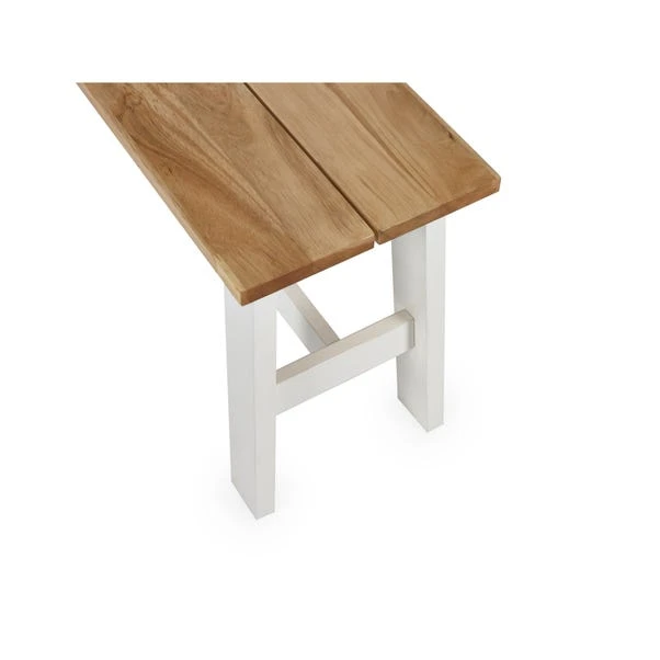 Linwood Small Dining Bench, Rubberwood 9 Linwood Small Dining Bench, Rubberwood - Image 7