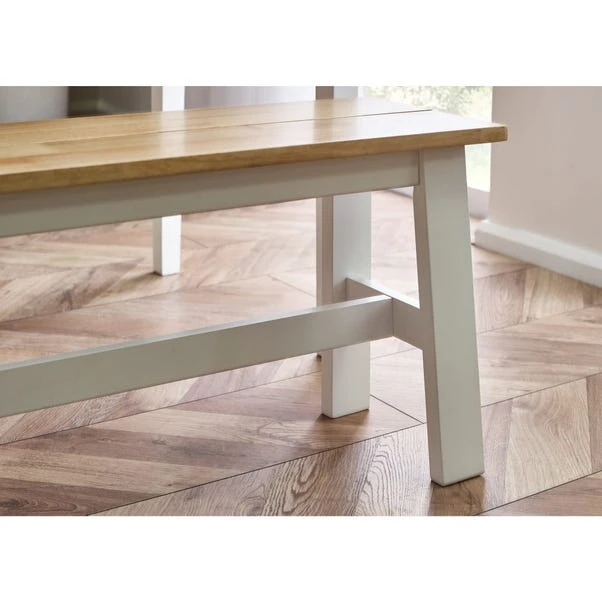 Linwood Small Dining Bench, Rubberwood 10 Linwood Small Dining Bench, Rubberwood - Image 8