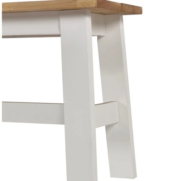 Linwood Small Dining Bench, Rubberwood 11 Linwood Small Dining Bench, Rubberwood - Image 9