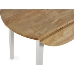 Linwood 2-4 Seater Round Drop Leaf Dining Table -Julian Bowen 30914225 alt05