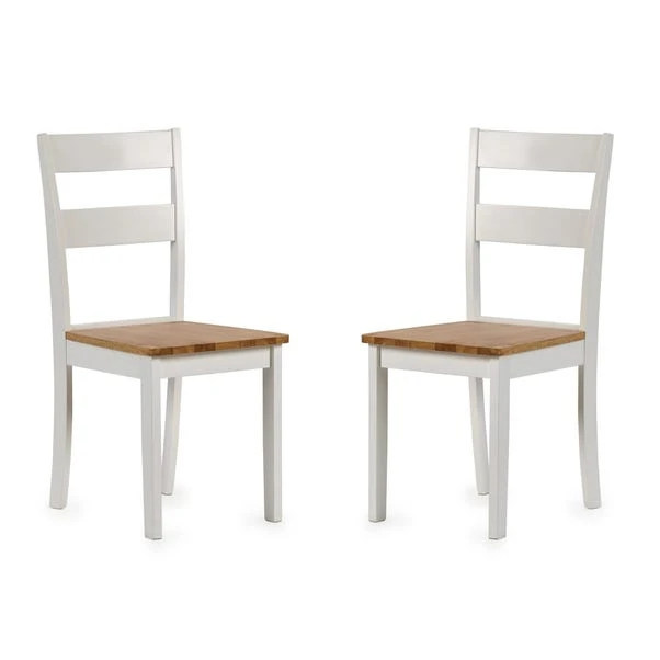 Lindwood Set Of 2 Dining Chairs, Rubberwood 4 Lindwood Set Of 2 Dining Chairs, Rubberwood - Image 2