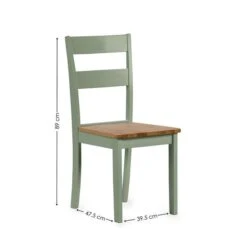 Lindwood Set Of 2 Dining Chairs, Rubberwood 16 Lindwood Set Of 2 Dining Chairs, Rubberwood -Julian Bowen 30914226 alt05