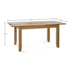 Mallory 4-6 Seater Extendable Dining Table -Julian Bowen 30914231 alt04