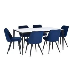 Miami 4 Seater Rectangular Dining Table, Stone 25 Miami 4 Seater Rectangular Dining Table, Stone -Julian Bowen 30914234 alt03