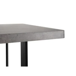 Miller 6 Seater Dining Table, Concrete Effect -Julian Bowen 30914238 alt04