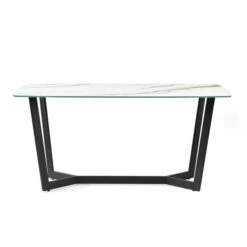 Olympus 6 Seater Dining Table, Marble -Julian Bowen 30914245 alt02