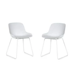 Rocco Set Of 2 Dining Chairs, Metal 29 Rocco Set Of 2 Dining Chairs, Metal -Julian Bowen 30914251 alt02