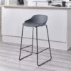 Rocco Set Of 2 Bar Stools, Metal -Julian Bowen 30914256