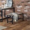 Tribeca 3 Seater Dining Bench, Sonoma Oak -Julian Bowen 30914267