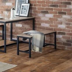 Tribeca 3 Seater Dining Bench, Sonoma Oak