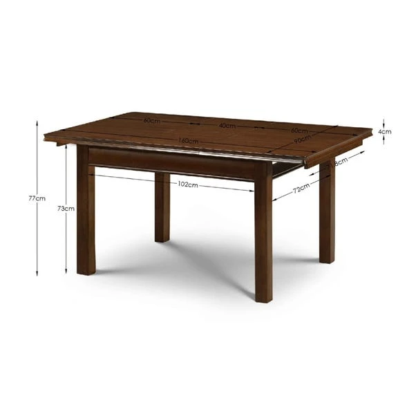 Canterbury 4-6 Seater Extendable Dining Table 5 Canterbury 4-6 Seater Extendable Dining Table - Image 3