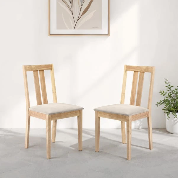 Rufford Set Of 2 Rufford Dining Chairs, Faux Suede 4 Rufford Set Of 2 Rufford Dining Chairs, Faux Suede - Image 2