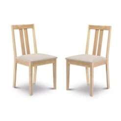 Rufford Set Of 2 Rufford Dining Chairs, Faux Suede 7 Rufford Set Of 2 Rufford Dining Chairs, Faux Suede -Julian Bowen 30915594 alt02