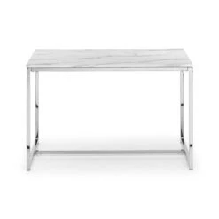 Scala 4 Seater Rectangular Dining Table, White -Julian Bowen 30915595 alt01