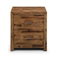 Hoxton 2 Drawer Bedside Table, Acacia 7 Hoxton 2 Drawer Bedside Table, Acacia -Julian Bowen 30921066 alt02