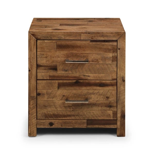 Hoxton 2 Drawer Bedside Table, Acacia 5 Hoxton 2 Drawer Bedside Table, Acacia - Image 3