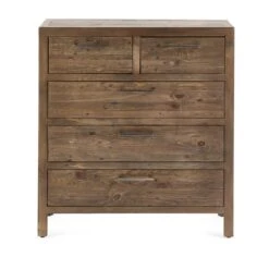 Homer 5 Drawer Chest, Pine -Julian Bowen 30921074 alt03
