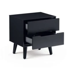 Cecil 2 Drawer Bedside, Anthracite -Julian Bowen 30921077 alt03