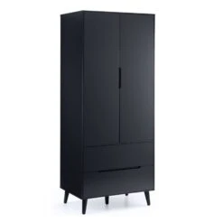 Cecil Double Wardrobe, Anthracite -Julian Bowen 30921119 alt01