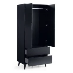 Cecil Double Wardrobe, Anthracite -Julian Bowen 30921119 alt02