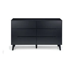 Cecil 6 Drawer Wide Chest, Anthracite -Julian Bowen 30921186 alt03
