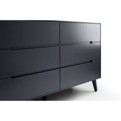Cecil 6 Drawer Wide Chest, Anthracite -Julian Bowen 30921186 alt07