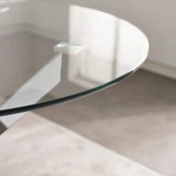 Anderson 4 Seater Round Glass Dining Table -Julian Bowen 30987566 alt04